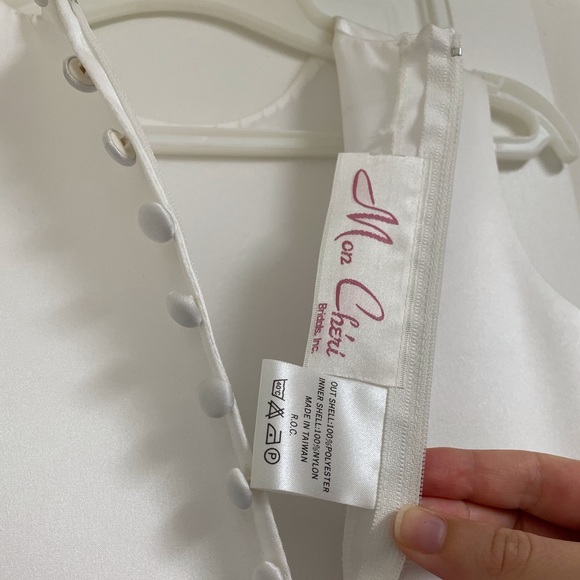 NWT Mon Cheri Flower Girl Dress,  Size 6 - Picture 12 of 16